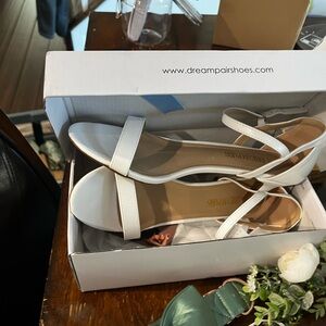 Never worn bridal shoes